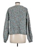 Supplies 100% Polyester Tweed Blue Pullover Sweater Size M - photo 2