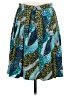 H&M Print Teal Casual Skirt Size 8 - photo 2