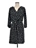 AUW Polka Dots Black Casual Dress Size M - photo 1