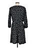 AUW Polka Dots Black Casual Dress Size M - photo 2