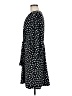 AUW Polka Dots Black Casual Dress Size M - photo 5