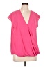 Halogen Pink Short Sleeve Blouse Size L - photo 1