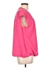 Halogen Pink Short Sleeve Blouse Size L - photo 4