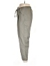 OAK + FORT Solid Gray Casual Pants Size L - photo 5