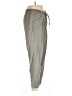 OAK + FORT Solid Gray Casual Pants Size L - photo 4
