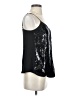 Madison Marcus 100% Silk Solid Black Sleeveless Silk Top Size XS - photo 4