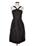 J.Crew 100% Silk Brown Black Cocktail Dress Size 2 - photo 1