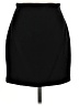 Thalian 100% Wool Solid Black Wool Skirt Size 8 - photo 1