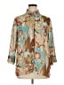 Alfred Dunner 100% Polyester Paisley Teal 3/4 Sleeve Blouse Size 16 - photo 1