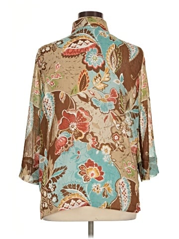 Alfred Dunner 3/4 Sleeve Blouse (view 2)