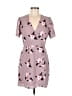 Leith 100% Polyester Print Pink Casual Dress Size M - photo 1