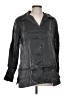 Jaclyn Smith Metallic Black Long Sleeve Blouse Size 10 - photo 1