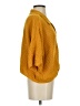 Halogen 100% Cotton Yellow Cardigan Size L - photo 4