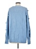 Simplee Blue Pullover Sweater Size S - photo 2