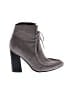 Assorted Brands 100% Leather Gray Ankle Boots Size EU 40 - photo 1