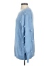 Simplee Blue Pullover Sweater Size S - photo 5