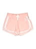 Justice Color Block Pink Athletic Shorts Size 7 - photo 1