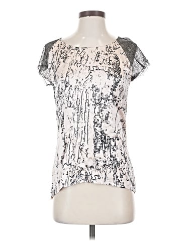Catherine Malandrino Short Sleeve Silk Top (view 1)