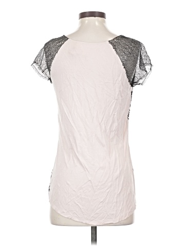 Catherine Malandrino Short Sleeve Silk Top (view 2)
