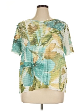 Alfred Dunner Short Sleeve Blouse