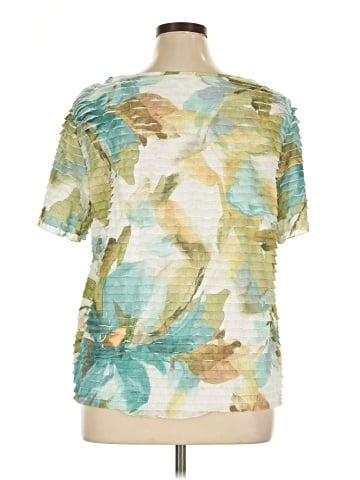 Alfred Dunner Short Sleeve Blouse (view 2)
