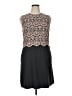 Halogen Chevron-herringbone Gray Cocktail Dress Size 14 - photo 1