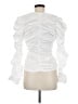 Zara White 3/4 Sleeve Blouse Size M - photo 2