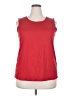 Chico's Red Sleeveless T-Shirt Size XXL (4) - photo 1