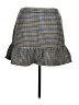 J.Crew 100% Wool Houndstooth Gray Wool Skirt Size 8 - photo 1