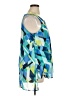 Zac & Rachel Teal Sleeveless Blouse Size XL - photo 4