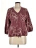 Chico's Burgundy Sweatshirt Size Med (1) - photo 1
