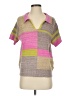 First Love Color Block Pink Sweater Vest Size 1 - photo 1