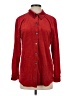 Basic Editions 100% Polyester Red Long Sleeve Blouse Size S - photo 1