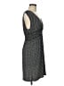 Max Studio Chevron-herringbone Gray Casual Dress Size M - photo 4