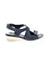 Ecco 100% Leather Blue Sandals Size 6 - 6 1/2 - photo 1