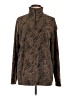 Lands' End 100% Polyester Animal Print Brown Pullover Sweater Size L (tall) - photo 1