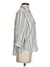 Rails Stripes Gray 3/4 Sleeve Button-Down Shirt Size XS - photo 4