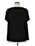 DressBarn Black Short Sleeve Top Size 1X - photo 2