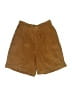 Rafaella 100% Cotton Solid Brown Shorts Size 10 - photo 1