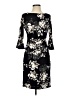 Anne Klein Print Black Cocktail Dress Size 2 - photo 1