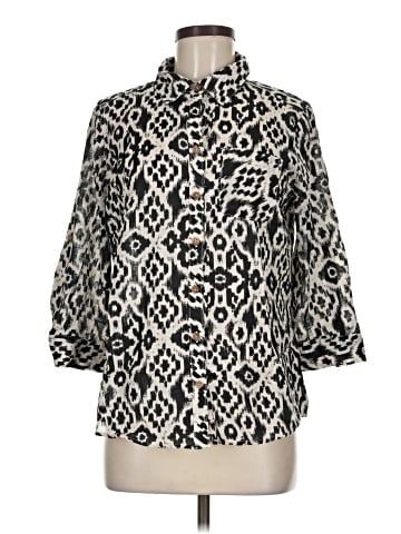 Croft & Barrow 3/4 Sleeve Button-Down Shirt (view 1)