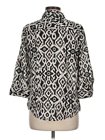 Croft & Barrow 3/4 Sleeve Button-Down Shirt (view 2)