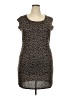Nine West Animal Print Brown Casual Dress Size XXL - photo 1
