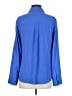 Express 100% Polyester Blue Long Sleeve Blouse Size S - photo 2