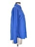 Express 100% Polyester Blue Long Sleeve Blouse Size S - photo 4