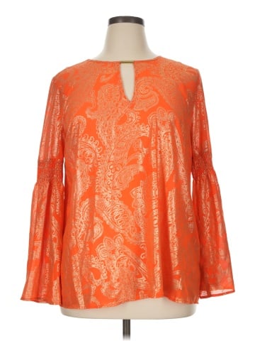 MICHAEL Michael Kors Long Sleeve Blouse (view 1)