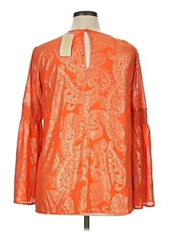 MICHAEL Michael Kors Long Sleeve Blouse (view 2)