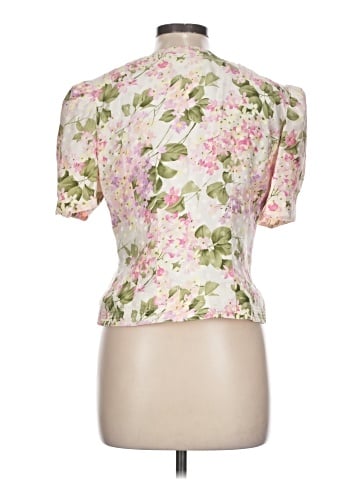 Maggy London Short Sleeve Silk Top (view 2)