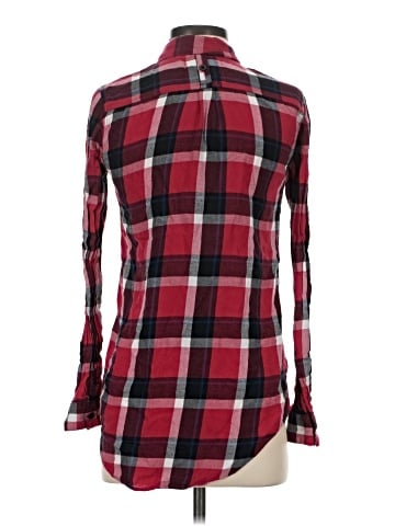 Girl Krazy Long Sleeve Button-Down Shirt (view 2)