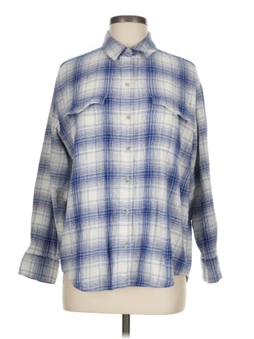 Old Navy 3/4 Sleeve Button-Down Shirt (view 1)